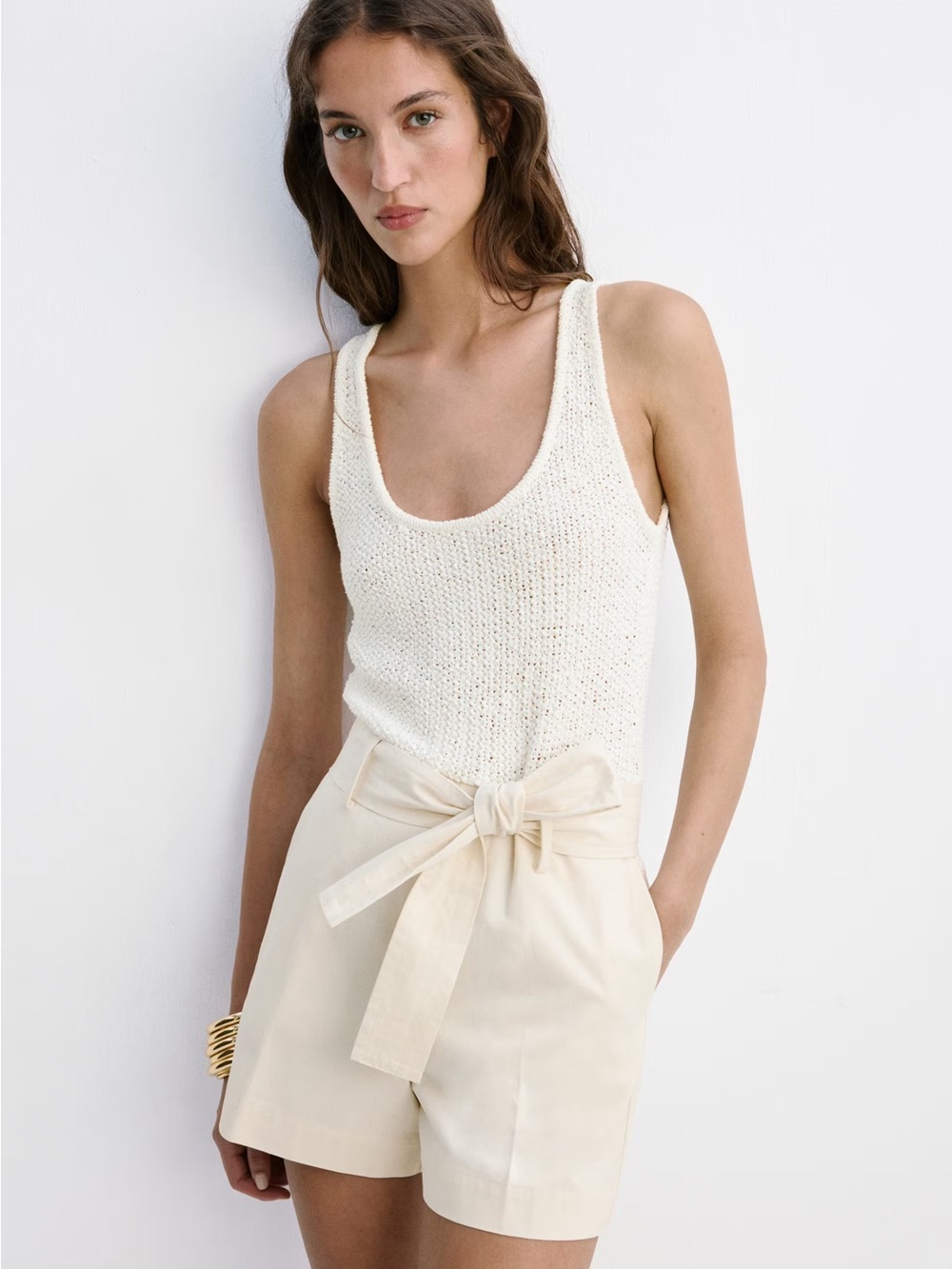 NWT (size XS) COMBINED KNIT JUMPSUIT WITH BELT - Picture 3 of 9